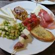 Piatti salumi e crostini