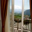 Il panorama visibile dalle camere dell'Agritur Monte Pin